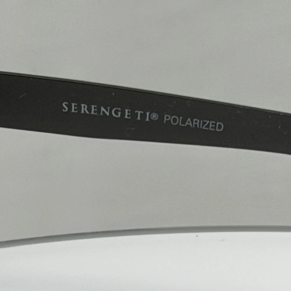 Serengeti Ferrara 7898 Polarized Sunglasses Mens‎ Brown Square Italy NOS
